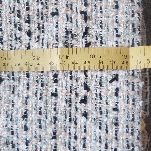 Karl Lagerfeld Cream and Black Tweed A-Line Skirt, Size 8 - Picture 5 of 12